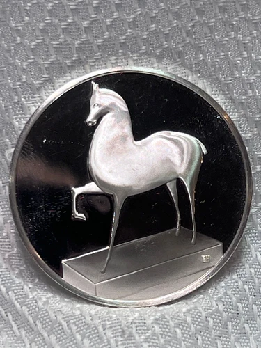 1982 FM Sterling Silver 31.14 Grams Proof Horse Elie Nadelman