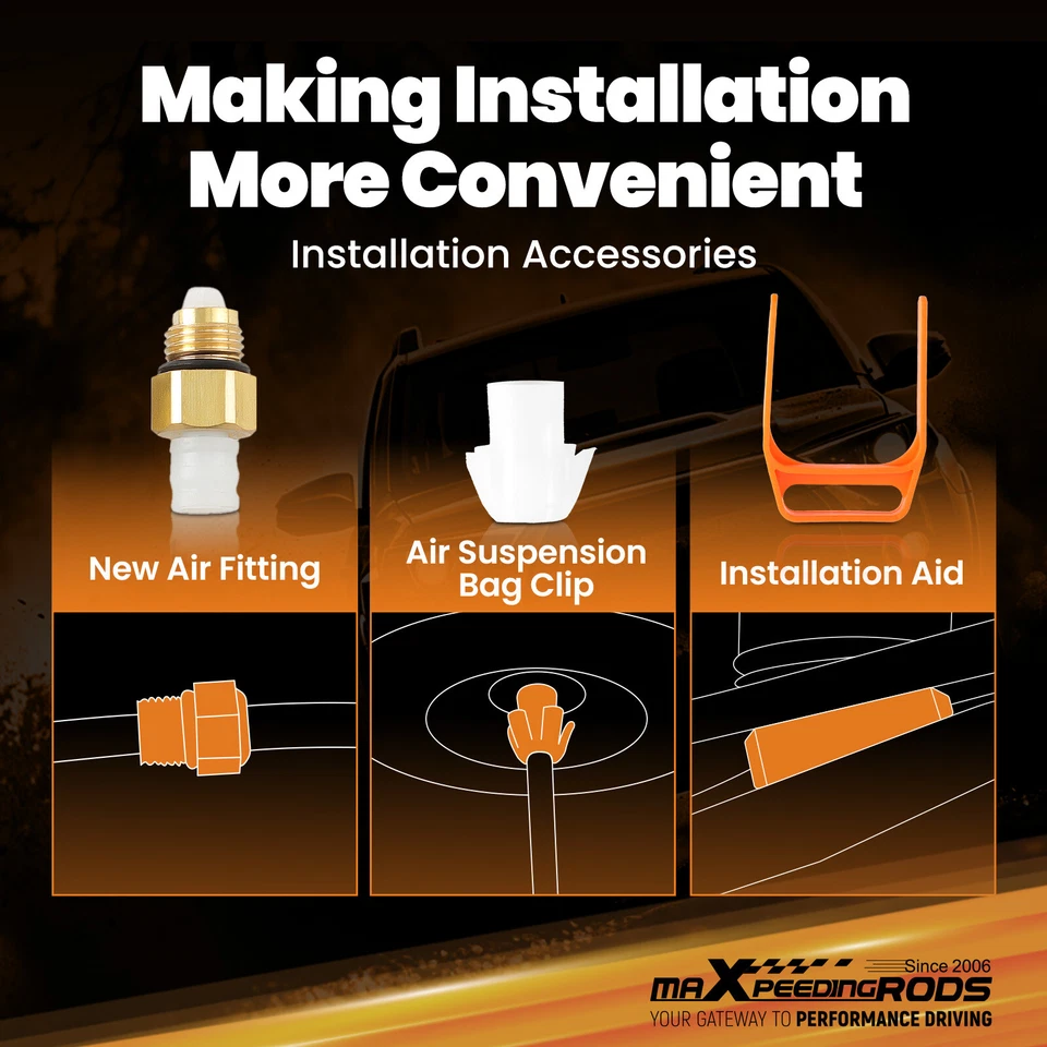 2x Federbalg 2Pins Hinten L&R for Mercedes-Benz E-Klasse S211 A2113200925 - Bild 4 von 4