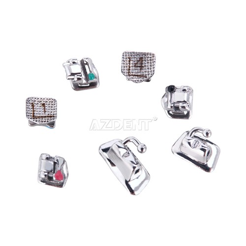 AZDENT Dental Orthodontic Self-Ligating Brackets Braces Roth MBT.022 Hooks 345 - Picture 28 of 28