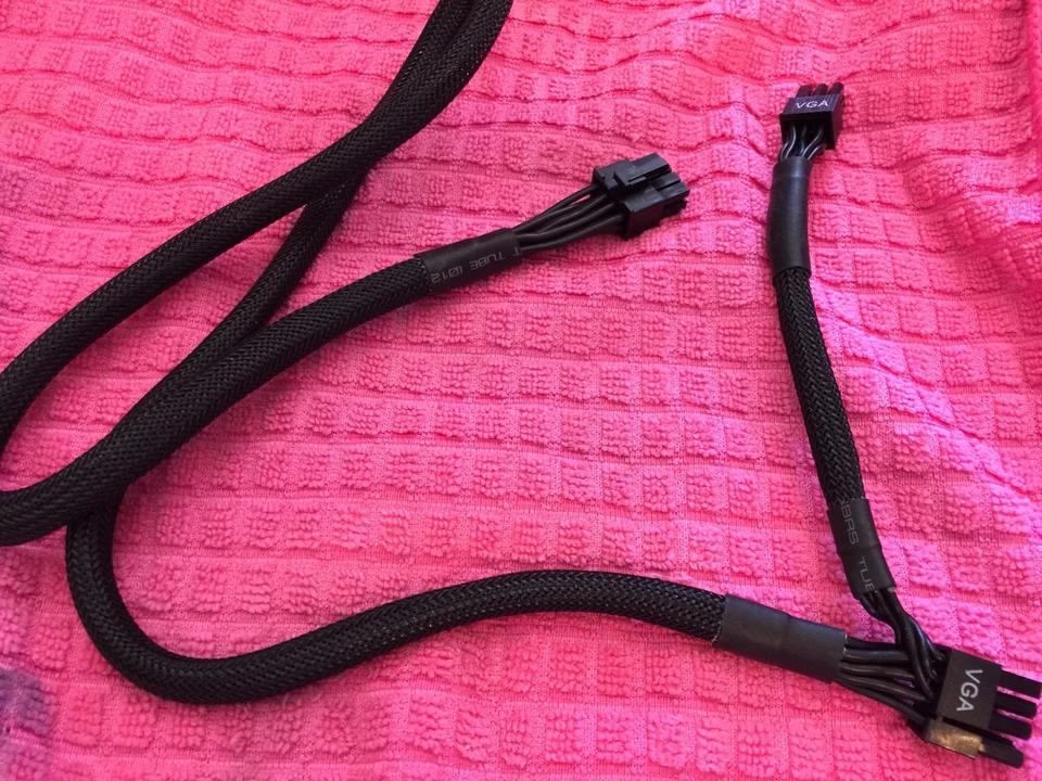 8 PIN TO dual 8+6 PCIE Power Cable for EVGA SuperNOVA 750-1300 B2 P2 B3 G2 G3 - Image 3 of 4