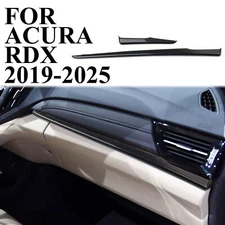 Carbon Fiber Style Central Control Dashboard Side Trim Cover Fit For Acura RDX