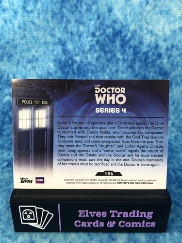 Doctor Who 2015 SINGLE Non-Sport Trading Card by Topps 2015 - Picture 384 of 392