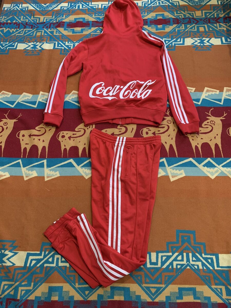 RARE🔥 Adidas x Coca Cola Track-Suit Jacket+Pants Sz Small RARE🔥 Adidas x Coca Cola Track-Suit Jacket+Pants Sz Small
