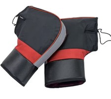 THERMAL MOTORCYCLE HANDLE BAR MUFFS MOTOR BIKE HAND PROTECTOR MITTS/GLOVES