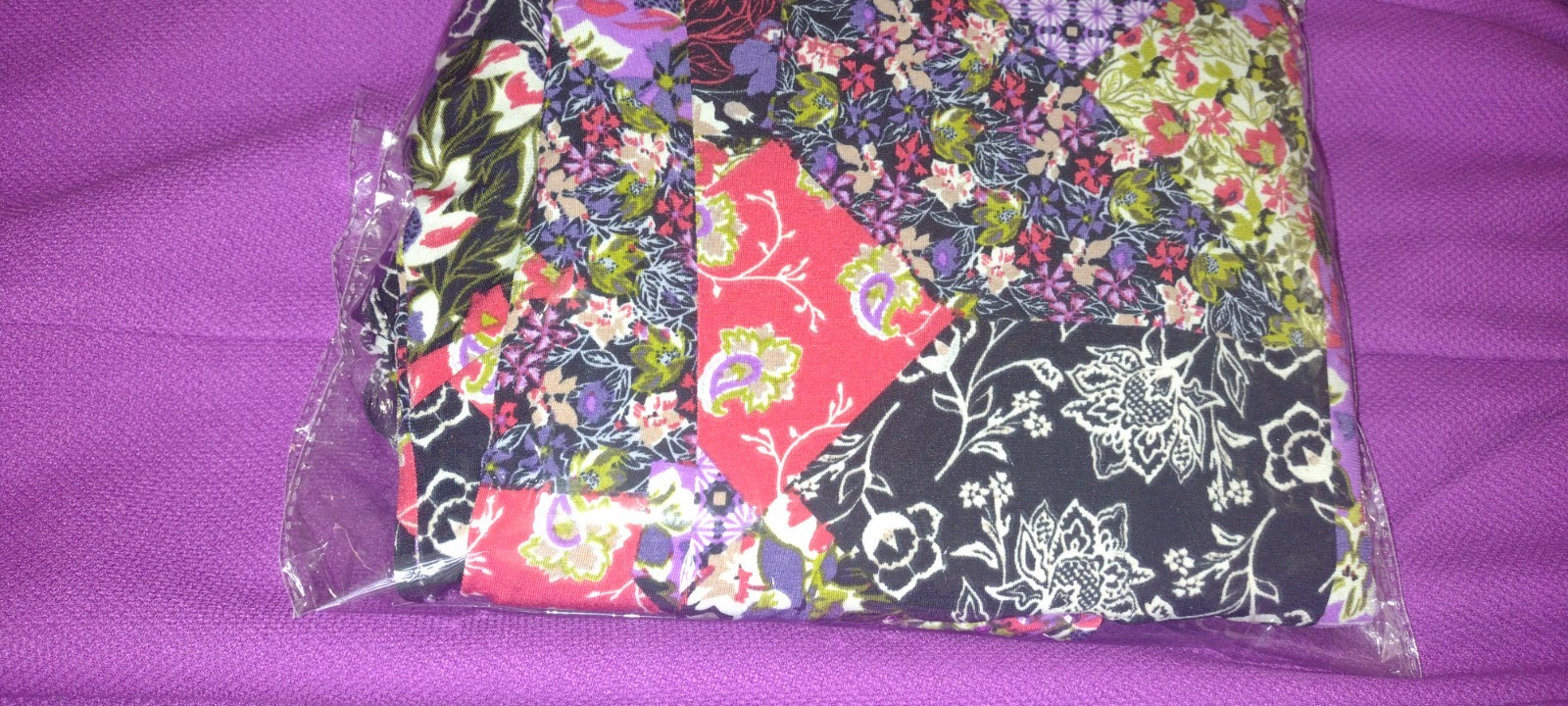 JOAN RIVERS Patchwork Print Jacket 2X EUC Open Fr… - image 8