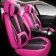 Inzu Cute Rabbit Comfortable Leather Auto Car Seat Covers Front Rear Seat P... Inzu Cute Rabbit Comfortable Leather Auto Car Seat Covers Front Rear Seat P...