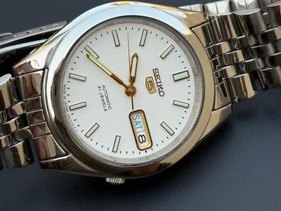 Vintage Seiko 5 Automatik Uhr Seiko Day- Date Japan S-100