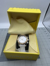 Invicta Venom Chronograph Reserve Co. No 1185 Swiss Made White Leather Men's New