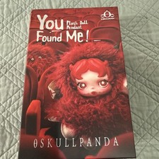 POP MART x Skullpanda You Found Me Series Plush Pendant - Darkness SEALED NEW