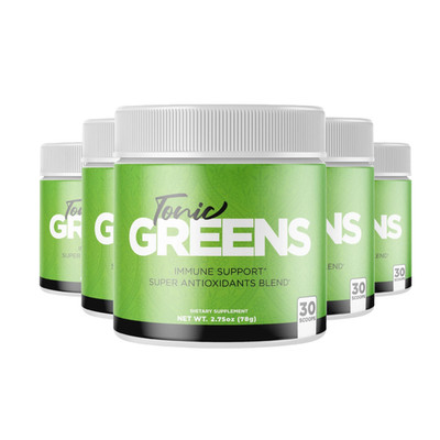 (5-Pack) Tonic Greens Powder - TonicGreens Immune Support & Antioxidant Powder