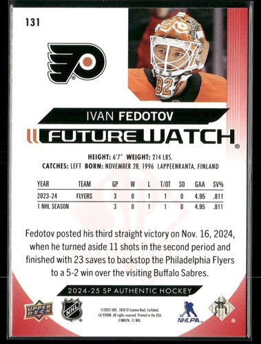 2024-25 SP Authentic Future Watch Limited Red & Spectrum FX 1+2 **U Pick List** - Picture 59 of 219