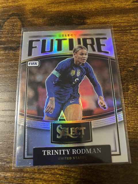 Trinity Rodman 2022/2023 Panini Select FIFA Future Silver Holo Prizm
