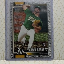 Topps 2026 Series 1 Mason Barnett Rookie #273 Oakland Athletics