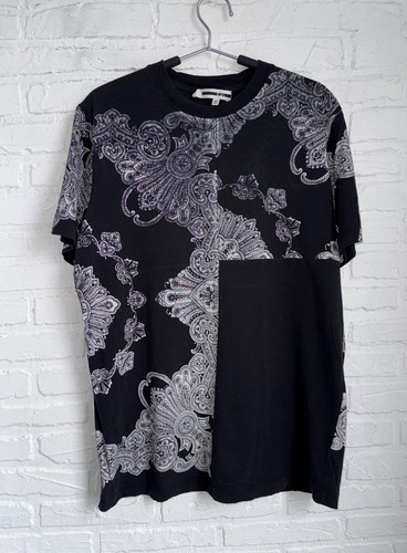 Alexander McQueen, T-shirt vintage Alexander Mcqueen MCQ bandana astrazione taglia L