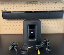 Bose CineMate 1 SR Home Theater Speaker Array W/ Subwoofer No Remote *UNTESTED*
