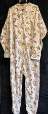 Baby Pants Lockable Adult Jammies Size XL Baby Print All-in-One