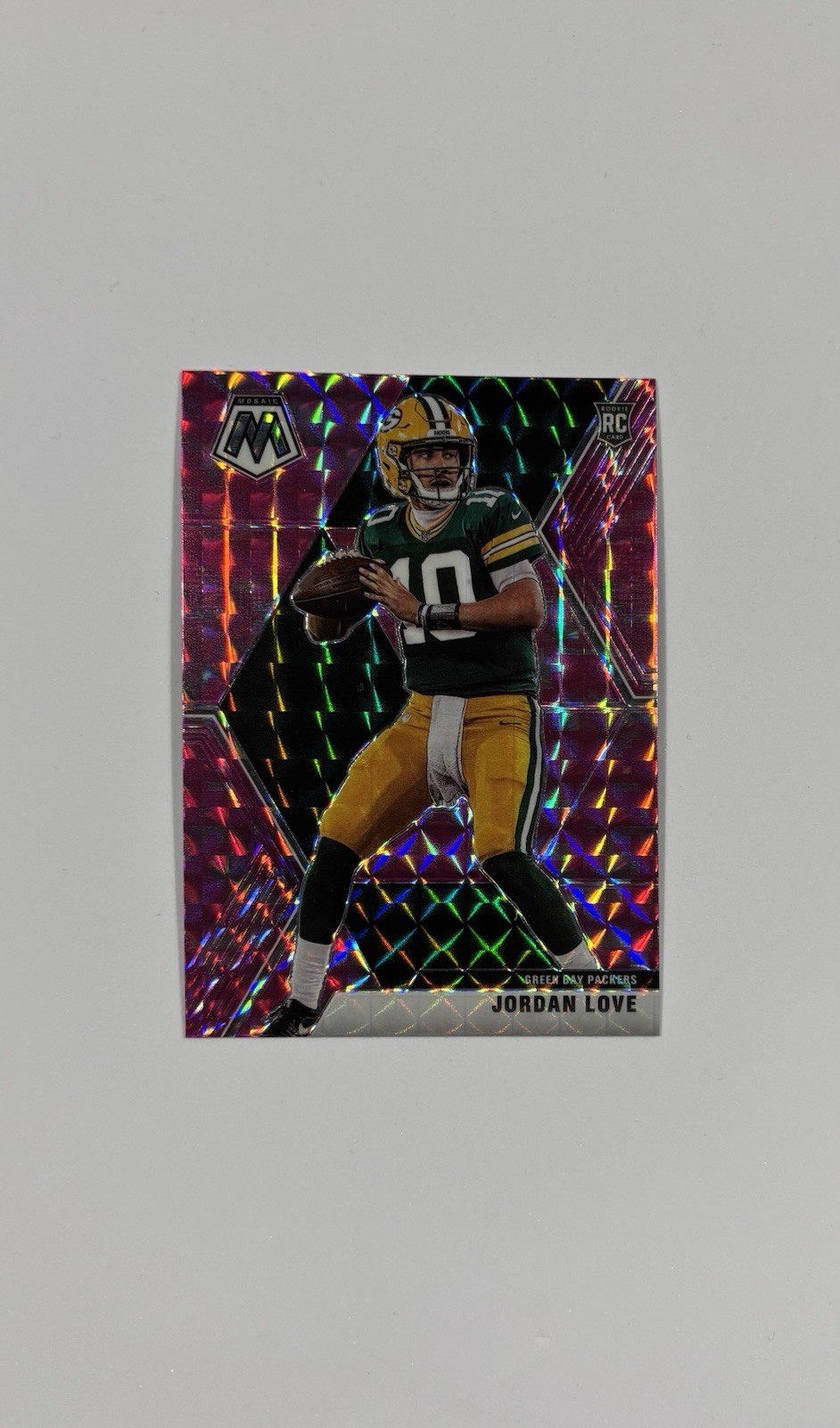 2020 Panini Mosaic - Rookies Jordan Love #211 Camo Pink Mosaic Prizm (RC)