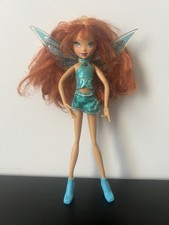 Poupée Winx Club Bloom Pixie Magic Lockette Rainbow Ailes Cils / Mattel 2004