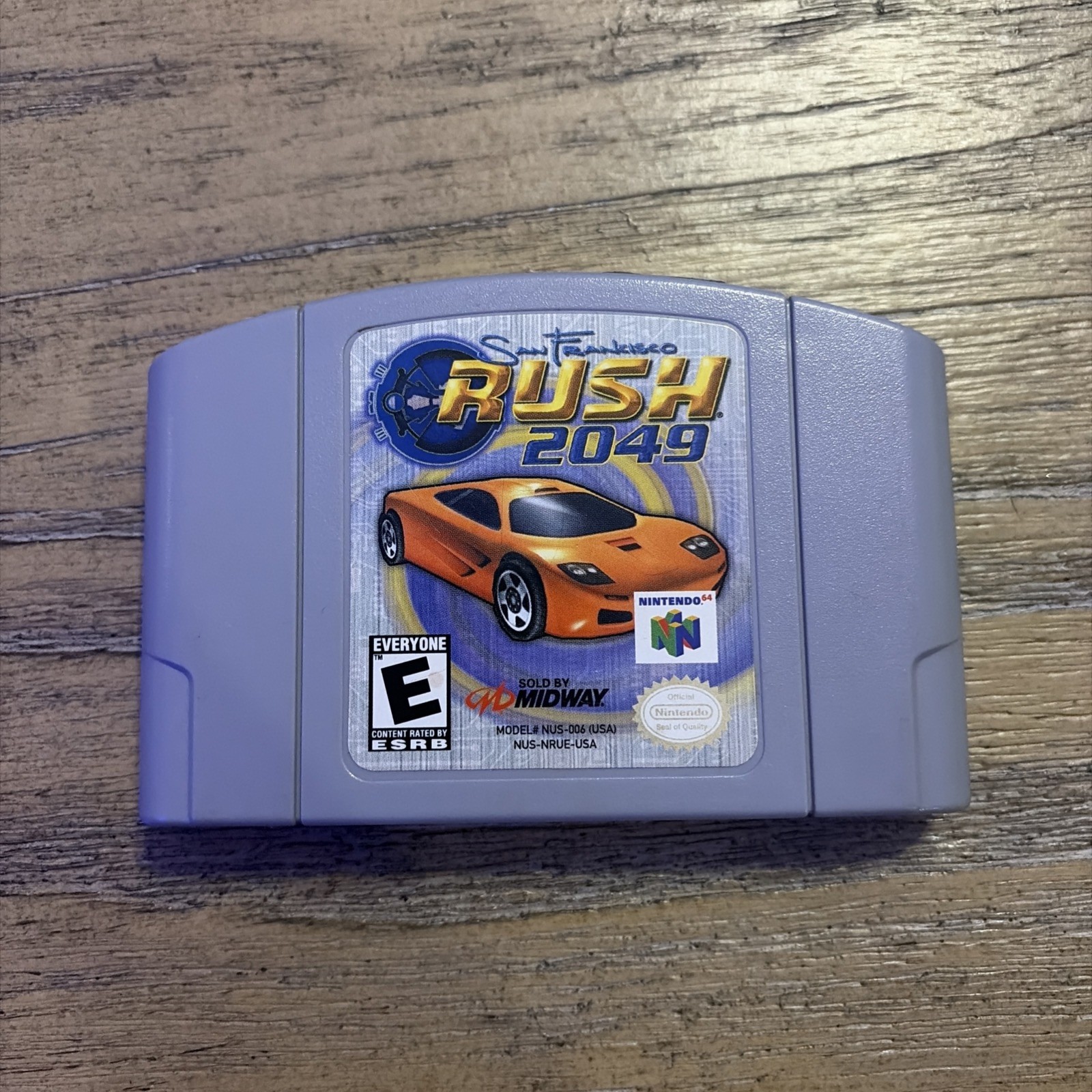 San Francisco Rush 2049 (Nintendo 64 N64, 1996) Tested & Working Authentic 