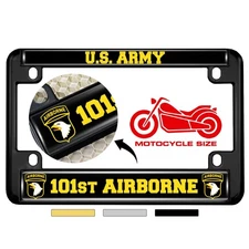 [Officially Licensed Product] - Motorcycle Metal License Plate Frame with U.S. 