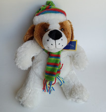 Royal Plush St. Bernard Dog With Hat, Scarf Stuffed Animal, Christmas -FAST SHIP