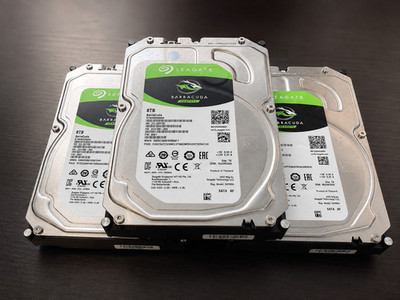 Lot of 3 Seagate BarraCuda 8TB ST8000DM004 3.5'' SATA HDD Tested Wiped