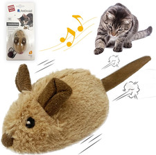 Interactive Cat Toy Mouse, Moving Automatic Cat Toys Mice Electronic with Fur...