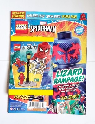 NEW LEGO MARVEL SPIDERMAN MAGAZINE ISSUE #16 & EXCLUSIVE SPIDERMAN MINIFIGURE