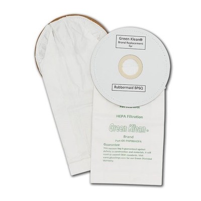 Proteam Linevacer Vacuum Bags Closed Collar H12 HEPA by Green Klean 10 Pack