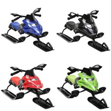 MUWO "Snowracer" Kinder Rodel-Bob mit Bremse Zugleine Winter Lenkschlitten neu