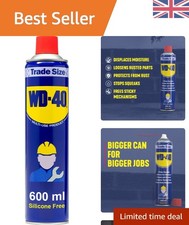 Heavy-Duty 600ml WD40 Multi-Use Lubricant - Rust Protection & Water Displacement 21.65 per litre