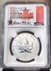 2022 CANADA Silver 50 DOLLARS NGC PF-70 1oz Maple Leaf - UHR First Day of Produc