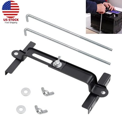 27cm Adjustable Car Storage Battery Holder Hold Down Bracket Rack Universal SUV