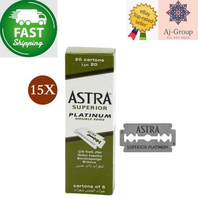 1500 Klingen X Astra Superior Platinum Double Edge Rasierklingen  SCHNELLER V...