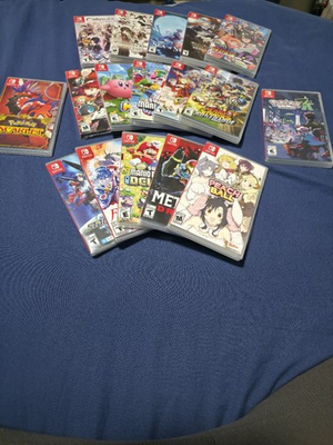 #ad Nintendo Switch *BRAND NEW* *PHYSICAL VERSIONS* OF 17 MEGA GAMES SEALED $700.00