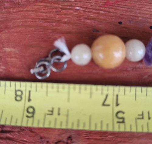Vintage Cornelian Agate Stone Necklace - Picture 6 of 6