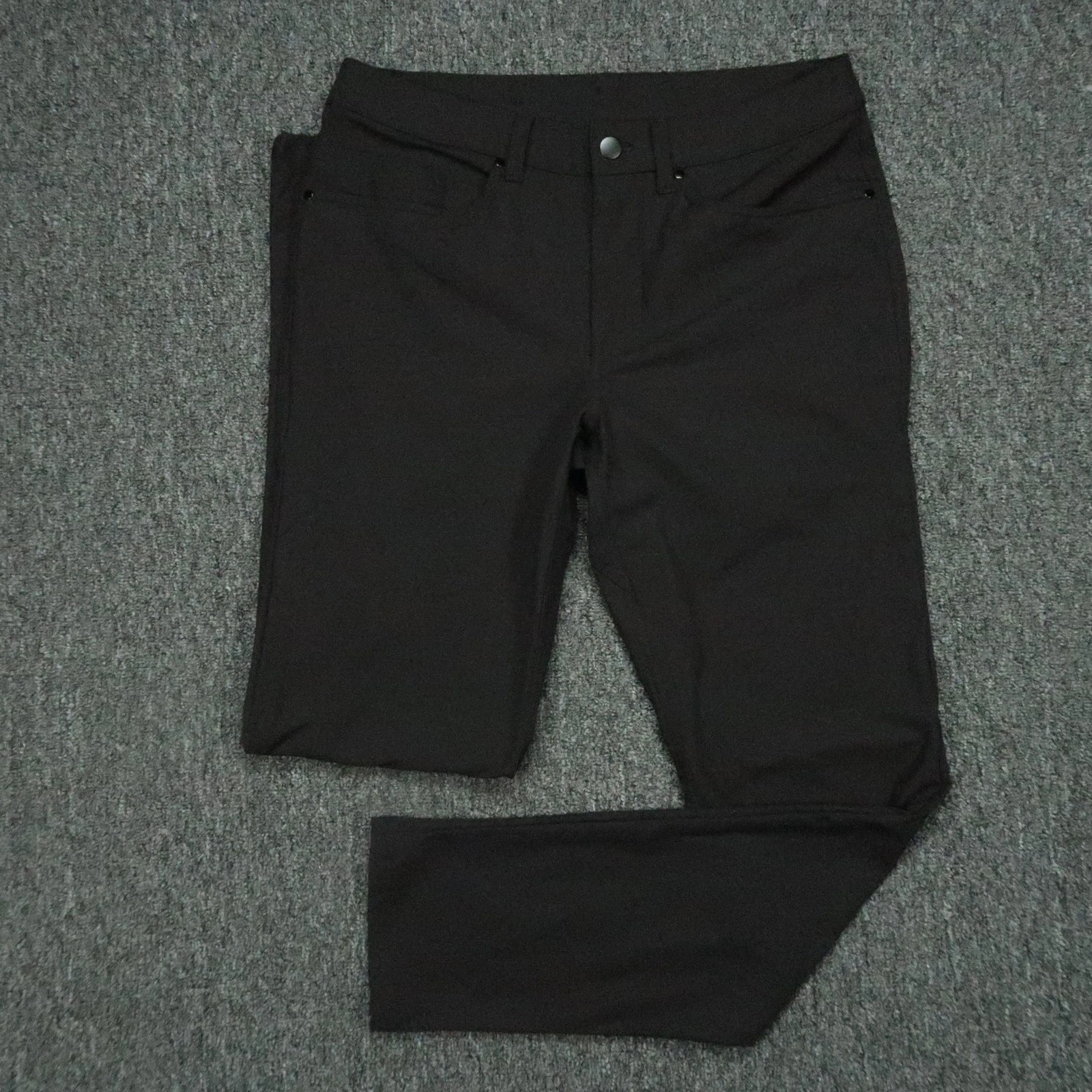 Lululemon Pants Mens 30x30 Black ABC Slim Warpstreme 5 Pocket Trouser Stretch