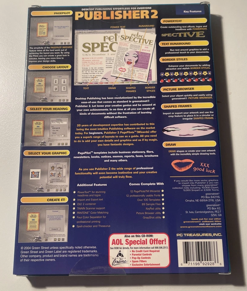 Greenstreet Publisher 2 PC CD-ROM Windows Vintage Software - Image 2 of 2