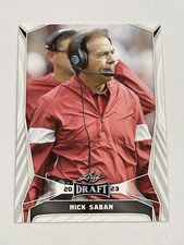 2023 Leaf Draft Football #26 - Nick Saban - Alabama Crimson Tide