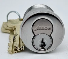 ARROW 6-Pin A2 SFIC in MC Housing w/ Security Pins + Op/Ctl Keys; Locksport