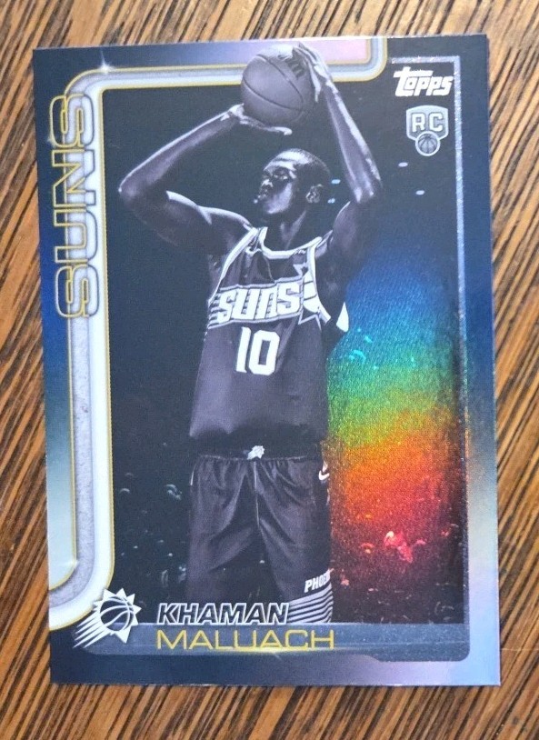 2025-26 Topps Basketball - Black Friday Blackout #210 Khaman Maluach (RC)