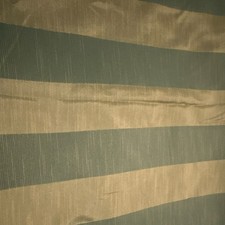 Striped Woven Fabric Beige Green Home Decor Upholstery Textile Material