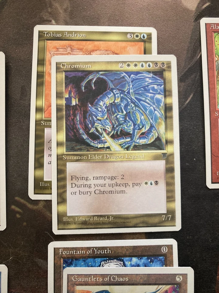 *** CHRONICLES Faded Cards x5 - Light Misprint *** DUTY FREE MtG Magic - Image 3 of 4