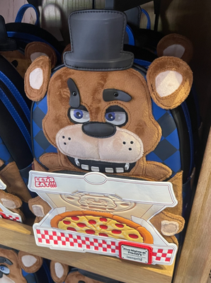 Loungefly HHN Five Nights at Freddy's Fazbear Plush Lenticular