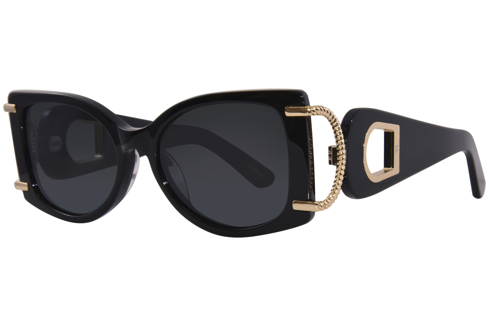 For Arts Sake Sculpture-Солнцезащитные очки TH1 Женские черныесерые Cat Eye 51 мм 37190₽