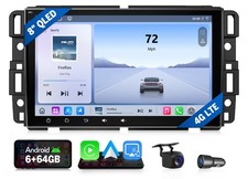Per Chevy Impala 2006-2013 8" QLED 6+64 Android Autoradio CarPlay Navigatore GPS