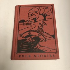 Vintage DOLCH Book FOLK STORIES 1952 Hard Cover 159 Pages Primary Grades