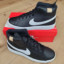 NIKE Mens Court Royale 2 Mid Top Black / White Size 11.5 CQ9179-001 Basketball
