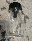 VINTAGE EVENFLO PYREX  GLASS BABY BOTTLE 4 Oz. with Nipple and Bakelite Cap