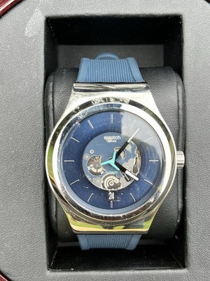 SWATCH BLURANG YIS430 IRONY Sistem51 Automatic Wrist Watch